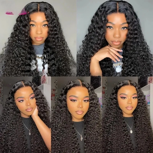 Curly Human Hair Bundles 24 Inch 12A Brazilian Weave