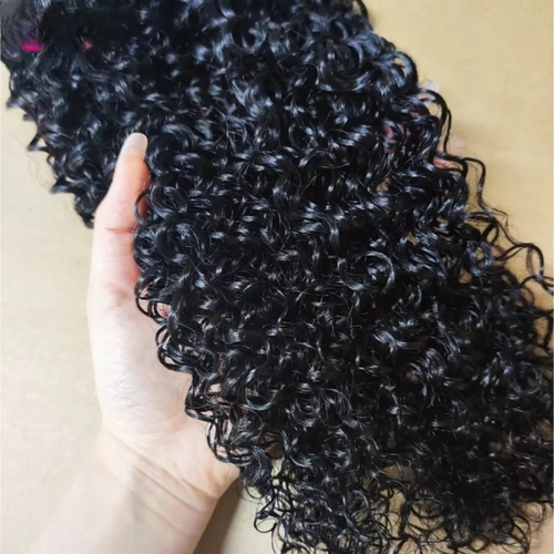 Curly Human Hair Bundles 24 Inch 12A Brazilian Weave