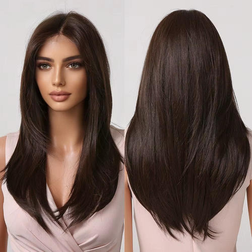 Long Lace Front Wig – Blonde Wave Synthetic Hair with Baby Hair, Heat-Resistant