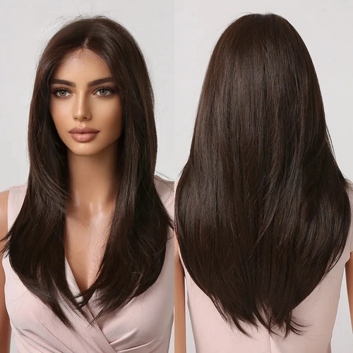 Long Lace Front Wig – Blonde Wave Synthetic Hair with Baby Hair, Heat-Resistant