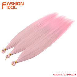 Yaki Straight Pony Hair Bundles 28 Ombre Brown
