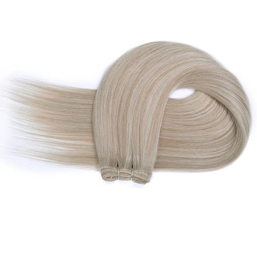 26-Inch Straight Synthetic Hair Bundles – 150g Ombre Brown, Full-Volume Extensions for Women