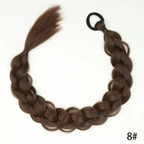 24-Inch Synthetic Long Braided Ponytail