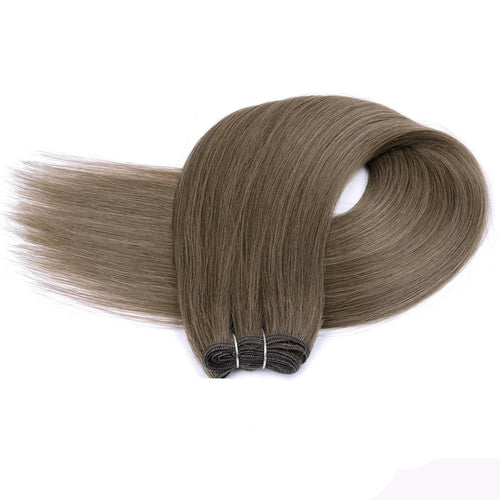 26-Inch Straight Synthetic Hair Bundles – 150g Ombre Brown, Full-Volume Extensions for Women