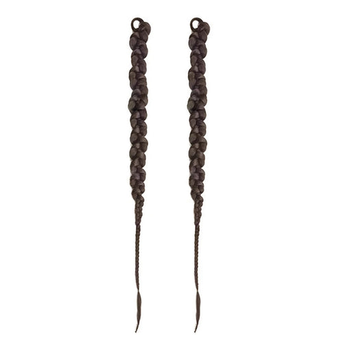 Twist Braided Ponytail Extension – Long Synthetic Hairpiece, 1–2 Piece Set