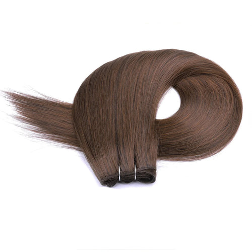 26-Inch Straight Synthetic Hair Bundles – 150g Ombre Brown, Full-Volume Extensions for Women