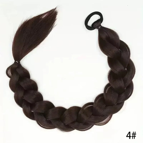 24-Inch Synthetic Long Braided Ponytail