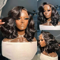 Super Double Drawn Vietnamese Raw Human Hair Wigs – 13X4 Lace Frontal