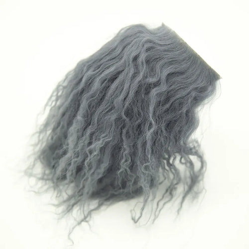 Witdiy™ 25-Color Sheepskin Wool Curly Hair Wefts – DIY Doll Wig & Craft Extension Set