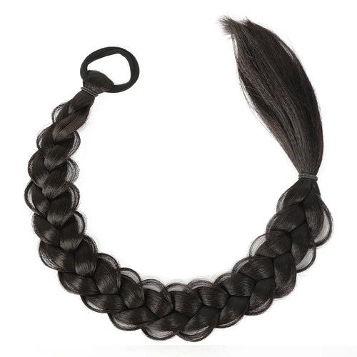 24-Inch Synthetic Long Braided Ponytail