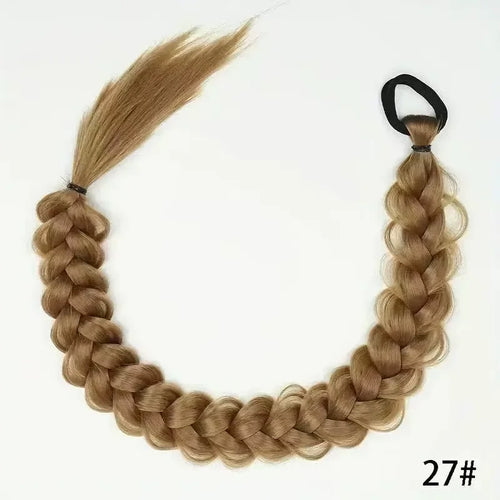 24-Inch Synthetic Long Braided Ponytail