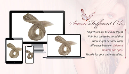 Ugeat Hair Topper For Women Natural Human Blonde Hair Extensions Mono Base 3x5inch Women Toupee Invisible Free Part Hair Toppers