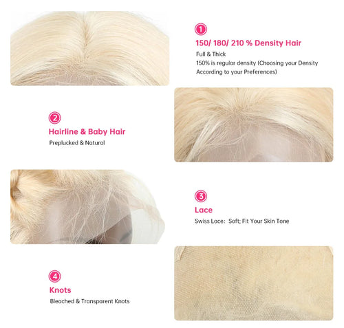Glueless Wig 613 Blonde Body Wave 5X5 Ready and Go Glueless Human Hair Wig Vietaese Raw Human Hair Hd Lace Frontal Wig For Women