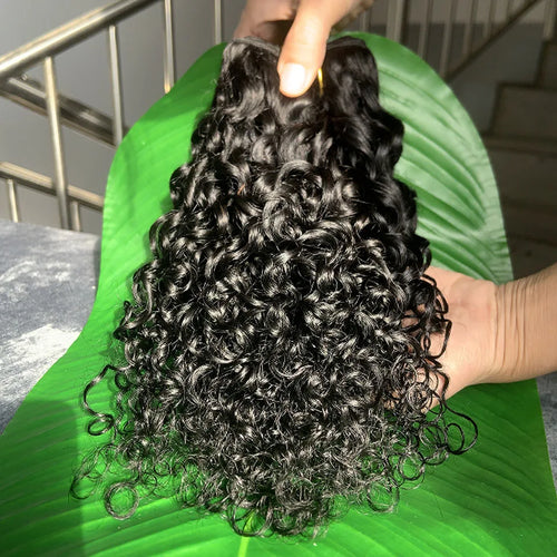 Burmese Pixie Curls Human Hair Bundles Deals Vietnamese 100% Raw Human Virgin Hair Weave Bundle Ocean Spiral Curly Hair Bundles