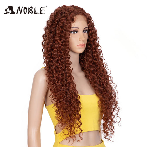 Noble Synthetic Lace Front Wig 30 Inch Long Curly Hair Wigs Lace Front Afro Kinky Curly Lace Wigs For Women Lace Front Wig