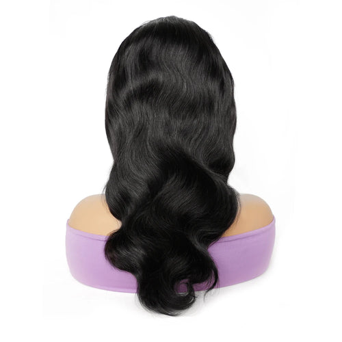 Ombre Honey Blonde Body Wave Closure Wig Indian Remy Human Hair 4x1 T Part Transparent Lace Wig 1B27/30 Color Pre-Plucked Almac
