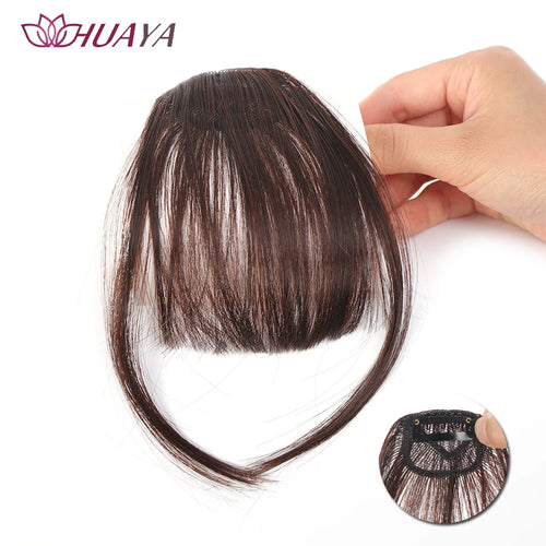 Synthetic Air Bangs Hair Clip-In Extension Front Fringes Hair pieces Air Bangs Fiber Hair Accessorie Invisible Natural