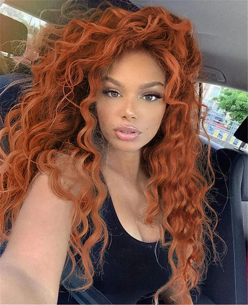 Womens Wig Long Synthetic Hair Ombre Blonde Curly Wigs Female Natural Wavy Drag Queen Regular Wig 80s Gradient Wigs for Student