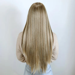 Synthetic Lace Front Wig 13x7 Straight 30 Inch Blonde