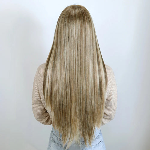 Noble Synthetic Lace Front Wig 13X7 Straight Baby Hair Wig 30 Inch Lace Wig For Women Lace Front Wig Ombre Blonde Cosplay Wig