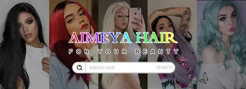 AIMEYA Platinum Blonde Lace Front Wigs for Women Long Natural Wave Synthetic Hair  Heat Resistant Fiber Hair Free Part