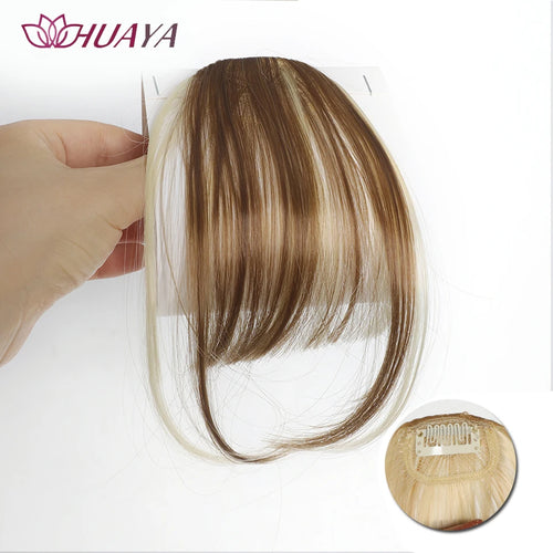 Synthetic Air Bangs Hair Clip-In Extension Front Fringes Hair pieces Air Bangs Fiber Hair Accessorie Invisible Natural