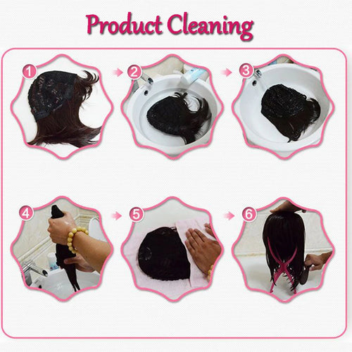 WTB Synthetic Bangs Clip-In Bangs Extension Natural Fake Fringe Topper Hairpiece Invisible Clourse Bangs Covers Hairpieces Hair