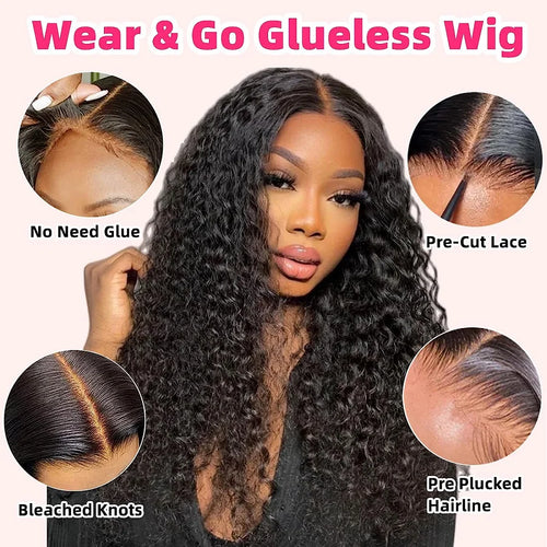36 34 Inch Deep Wave Frontal Wig 13X6 Lace Brazilian Human Hair Wig 13x4 Lace Frontal Wig Kinky Curly Human Hair Wig For Women