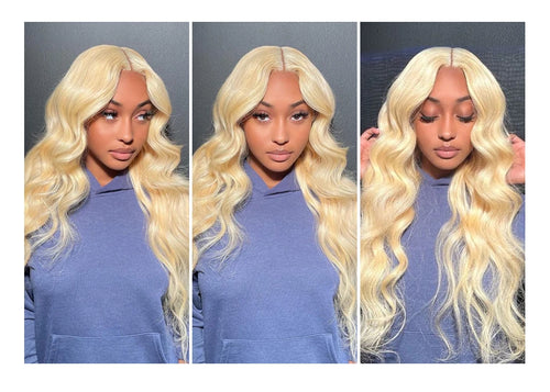 Glueless Wig 613 Blonde Body Wave 5X5 Ready and Go Glueless Human Hair Wig Vietaese Raw Human Hair Hd Lace Frontal Wig For Women
