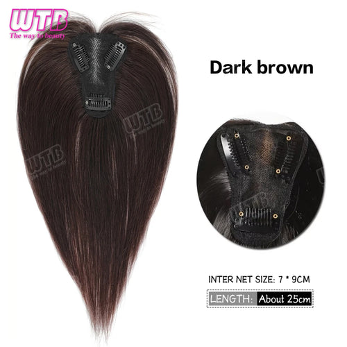 WTB Synthetic Bangs Clip-In Bangs Extension Natural Fake Fringe Topper Hairpiece Invisible Clourse Bangs Covers Hairpieces Hair