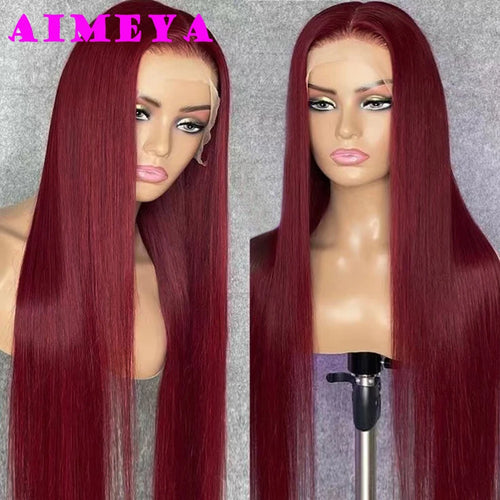 AIMEYA Platinum Blonde Lace Front Wigs for Women Long Natural Wave Synthetic Hair  Heat Resistant Fiber Hair Free Part