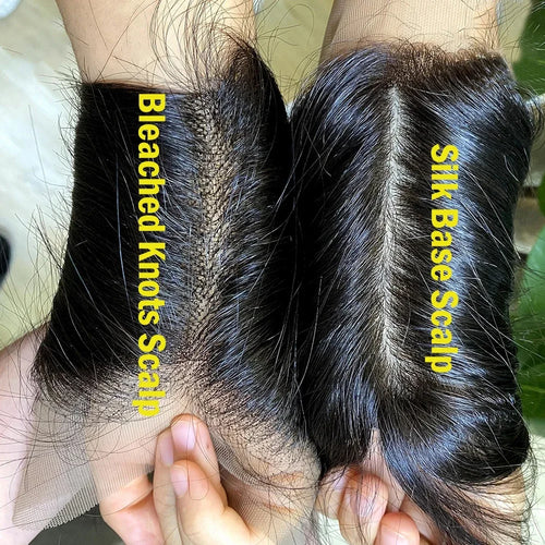 Soft Highlight Blonde Boby Wave 5x5 Silk Base Jewish Human Hair Wig With Baby Hair HD Lace European Hair Preplucked Glueless
