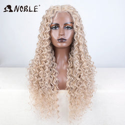 Noble Synthetic Lace Front Wig 30 Inch Long Curly Hair Wigs Lace Front Afro Kinky Curly Lace Wigs For Women Lace Front Wig