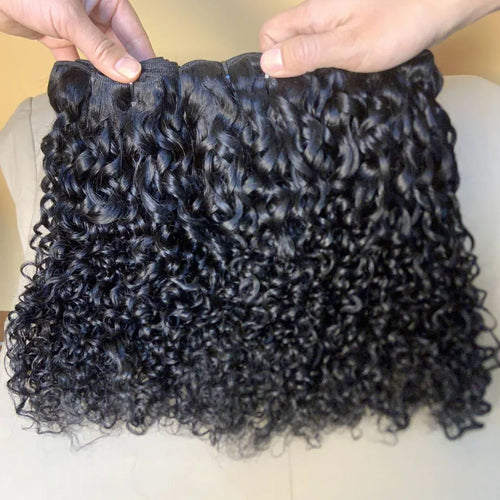 Burmese Pixie Curls Human Hair Bundles Deals Vietnamese 100% Raw Human Virgin Hair Weave Bundle Ocean Spiral Curly Hair Bundles