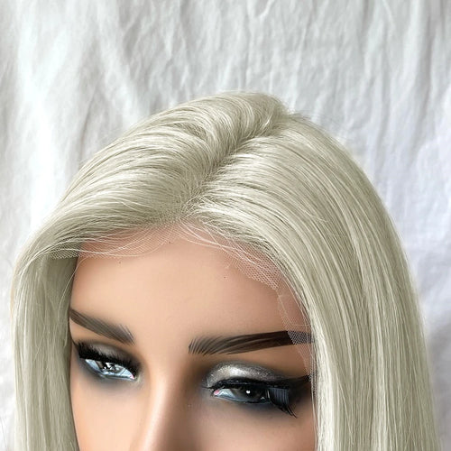 13x4 Platium Short Bob Wigs Human Hair For Women 4x4 Lace Closure Wig White Blonde Part Lace Frontal Wigs Colored Human Hair Wig