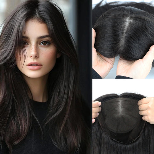 Silk Base Wig Full Hand Tied Lace Base Remy European Hair Glueless Wear Go Light Thin Soft 5x5'' Silk Top Pre Plucked for Women