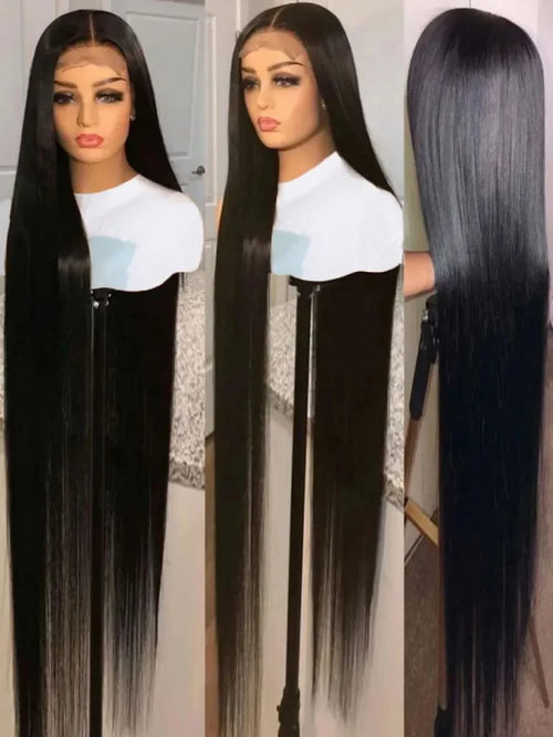 30 32inch Straight Lace Front Human Hair Wig 13x4 13X6 Transparent Lace Frontal Wig Brazilian 5x5 Closure Cheaper Wigs For Women
