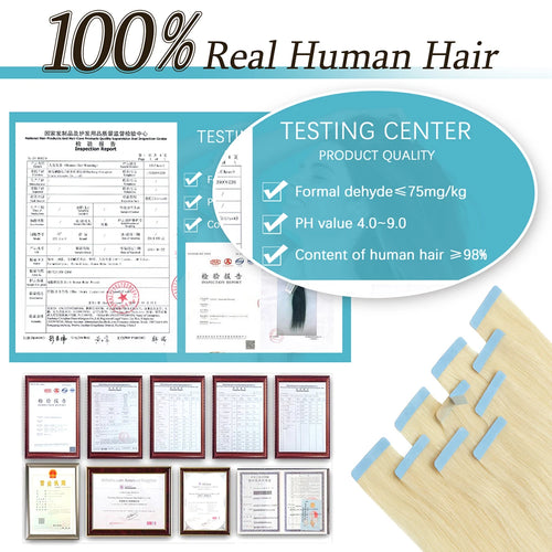 Blonde Ponytail Human Hair Natural Real Hair Extensions Wrap Around Clip on Ponytails Thick Ends Platinum Blonde 24inch 140G
