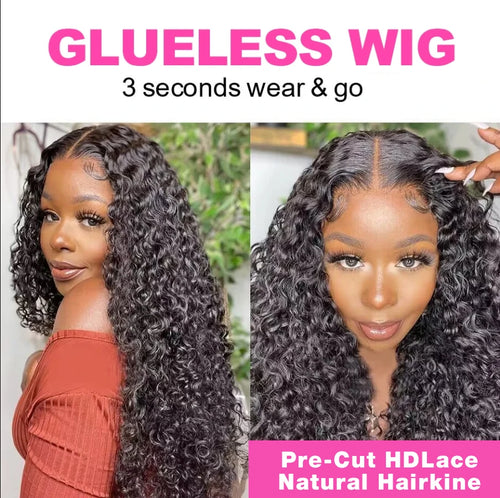 36 34 Inch Deep Wave Frontal Wig 13X6 Lace Brazilian Human Hair Wig 13x4 Lace Frontal Wig Kinky Curly Human Hair Wig For Women
