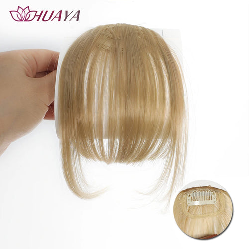 Synthetic Air Bangs Hair Clip-In Extension Front Fringes Hair pieces Air Bangs Fiber Hair Accessorie Invisible Natural