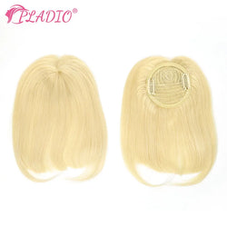 Straight Human Hair Bangs Clip in Hair Extensions 100% Remy Hair Clip On Bangs Fringe 3 Clips Hair Pieces for Women