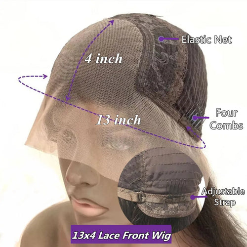 Blonde Highlight 13x4 13x6 360 Short Human Hair Wigs Brazilian Remy Ombre Brown Lace Wig Glueless Silk Top Human Hair Wigs