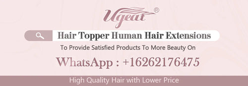 Ugeat Hair Topper For Women Natural Human Blonde Hair Extensions Mono Base 3x5inch Women Toupee Invisible Free Part Hair Toppers