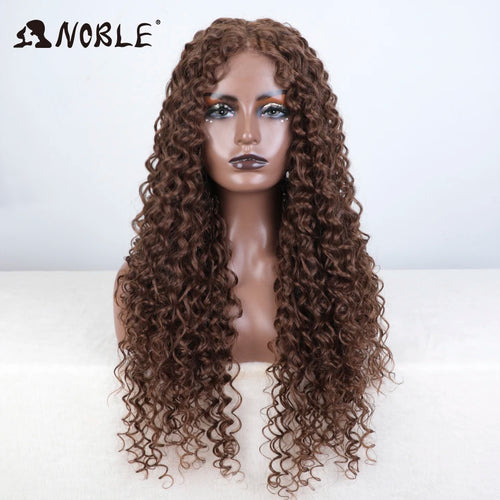Noble Synthetic Lace Front Wig 30 Inch Long Curly Hair Wigs Lace Front Afro Kinky Curly Lace Wigs For Women Lace Front Wig