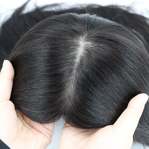 Silk Base Wig Full Hand Tied Lace Base Remy European Hair Glueless Wear Go Light Thin Soft 5x5'' Silk Top Pre Plucked for Women