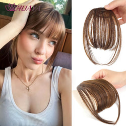Synthetic Air Bangs Hair Clip-In Extension Front Fringes Hair pieces Air Bangs Fiber Hair Accessorie Invisible Natural