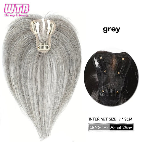 WTB Synthetic Bangs Clip-In Bangs Extension Natural Fake Fringe Topper Hairpiece Invisible Clourse Bangs Covers Hairpieces Hair