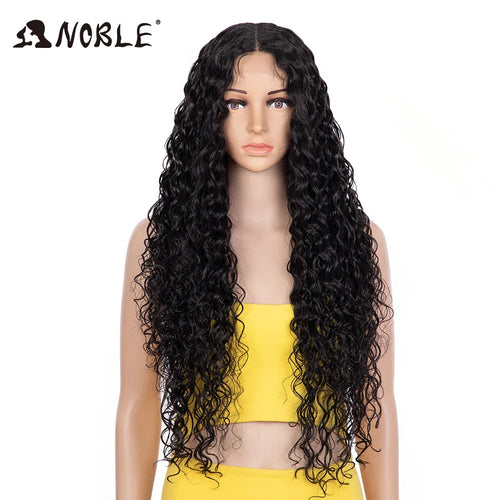 Noble Synthetic Lace Front Wig 30 Inch Long Curly Hair Wigs Lace Front Afro Kinky Curly Lace Wigs For Women Lace Front Wig