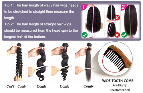 Wiggogo 30 Inches Lace Frontal Wigs Bone Straight Lace Front Wigs 13X4 13X6 Blonde 613 Lace Front Human Hair Wigs For Women