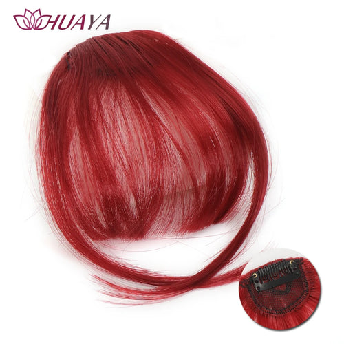Synthetic Air Bangs Hair Clip-In Extension Front Fringes Hair pieces Air Bangs Fiber Hair Accessorie Invisible Natural